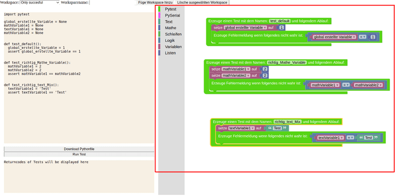 Entwicklung einer Low-Code-Schnittstelle zur Integration von Hardwaretests